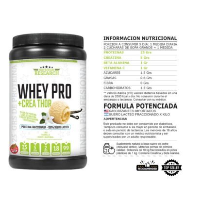 Creatina + Proteína Nutrition Research 1 kg