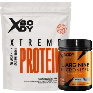 Combo XBODY de Whey Blend Protein 2 lbs y Arginina 180 gramos