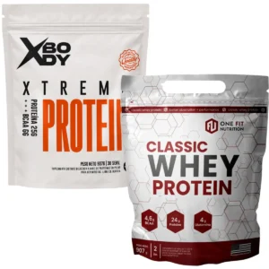 (COMBO) Whey Blend 2 lbs XBODY + Classic Whey 2 lbs One Fit