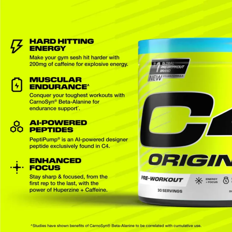 C4 Original de Cellucor, detalle del envase