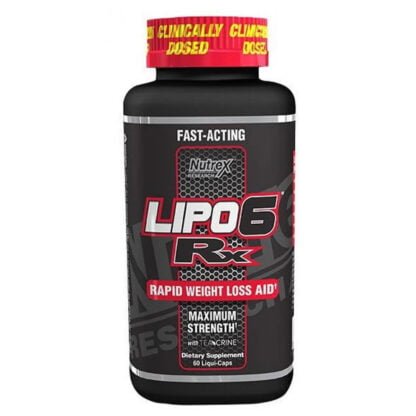 Quemador de grasas Lipo 6 RX de Nutrex
