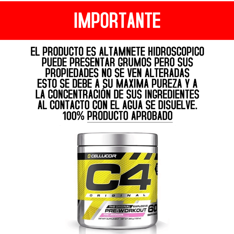 C4 de Cellucor x60 tomas - Imagen 5