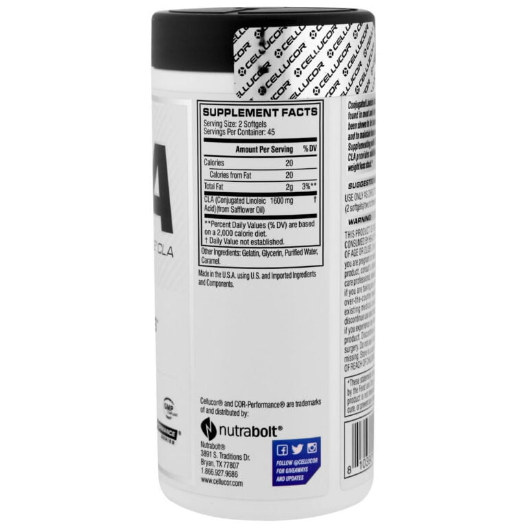 CLA de Cellucor, vista del envase