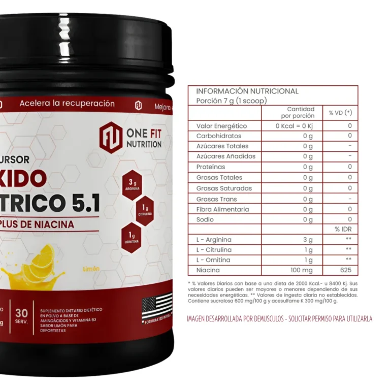 Fórmula del Óxido Nítrico de One Fit