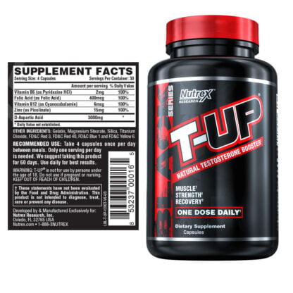 T-UP de Nutrex (Testosterona) - Imagen 2