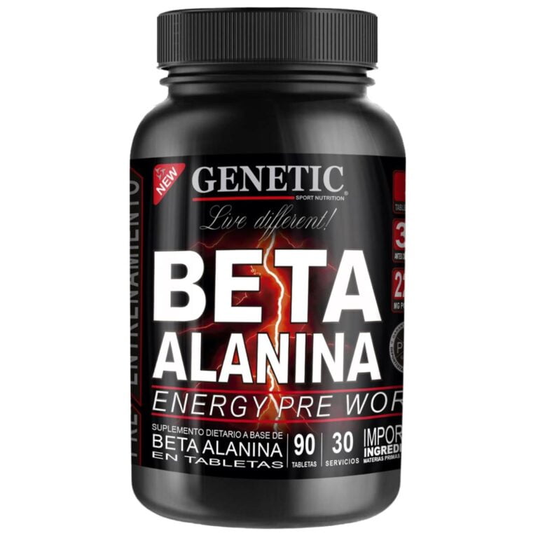 Beta Alanina de Genetic Sport, envase de 90 comprimidos
