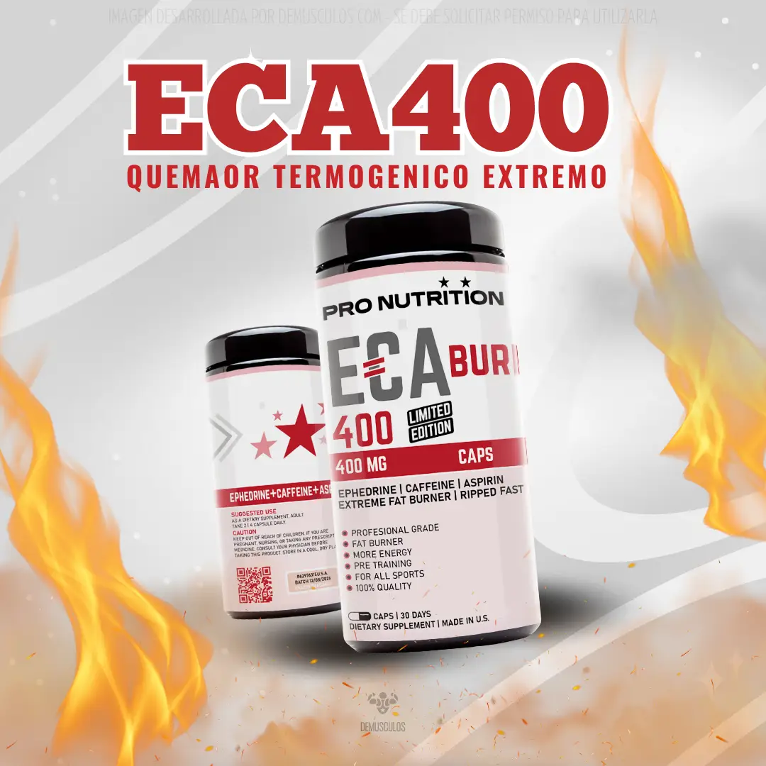 Eca 400 de Pro Nutrition Quemador de Grasas