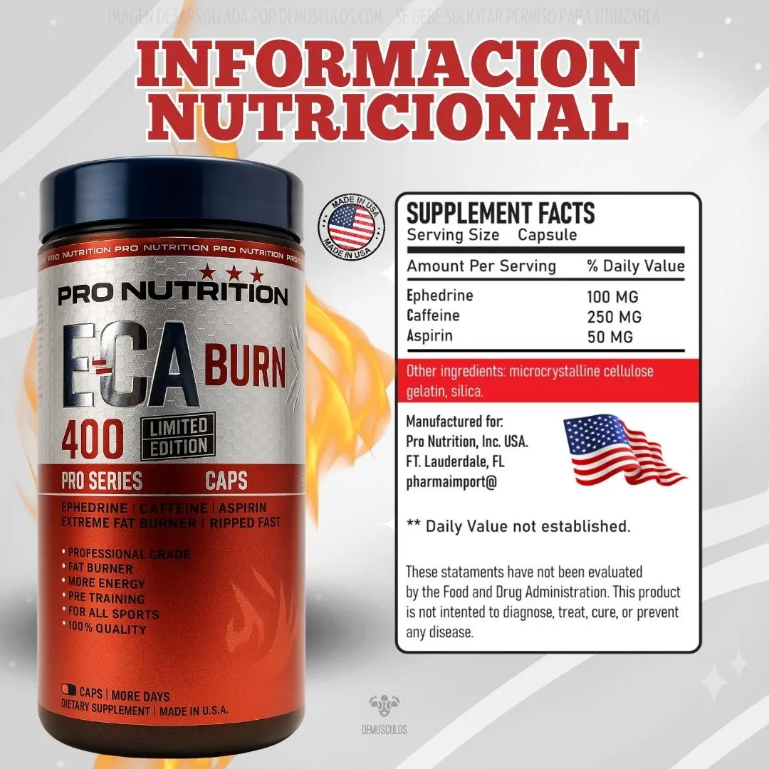 ECA 400 de Pro Nutrition