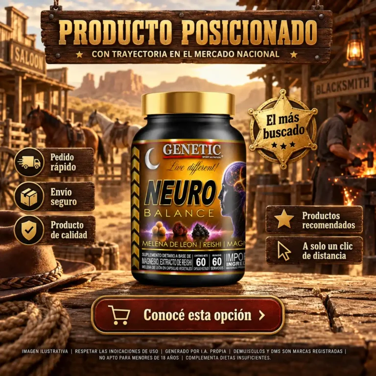 Neuro Balance de Genetic Sport, formato capsula