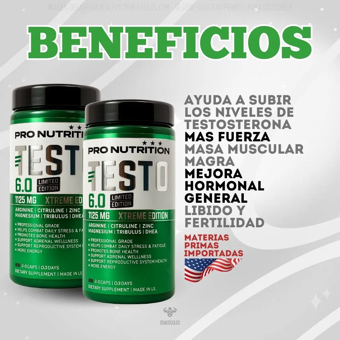 Testo 6 de Pro Nutrition