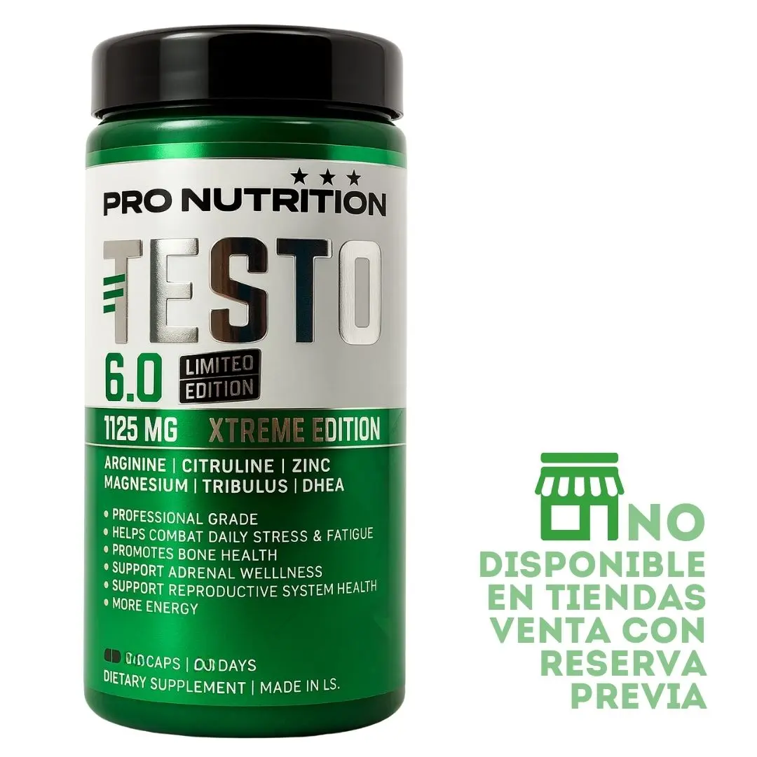 Testo 6 de Pro Nutrition