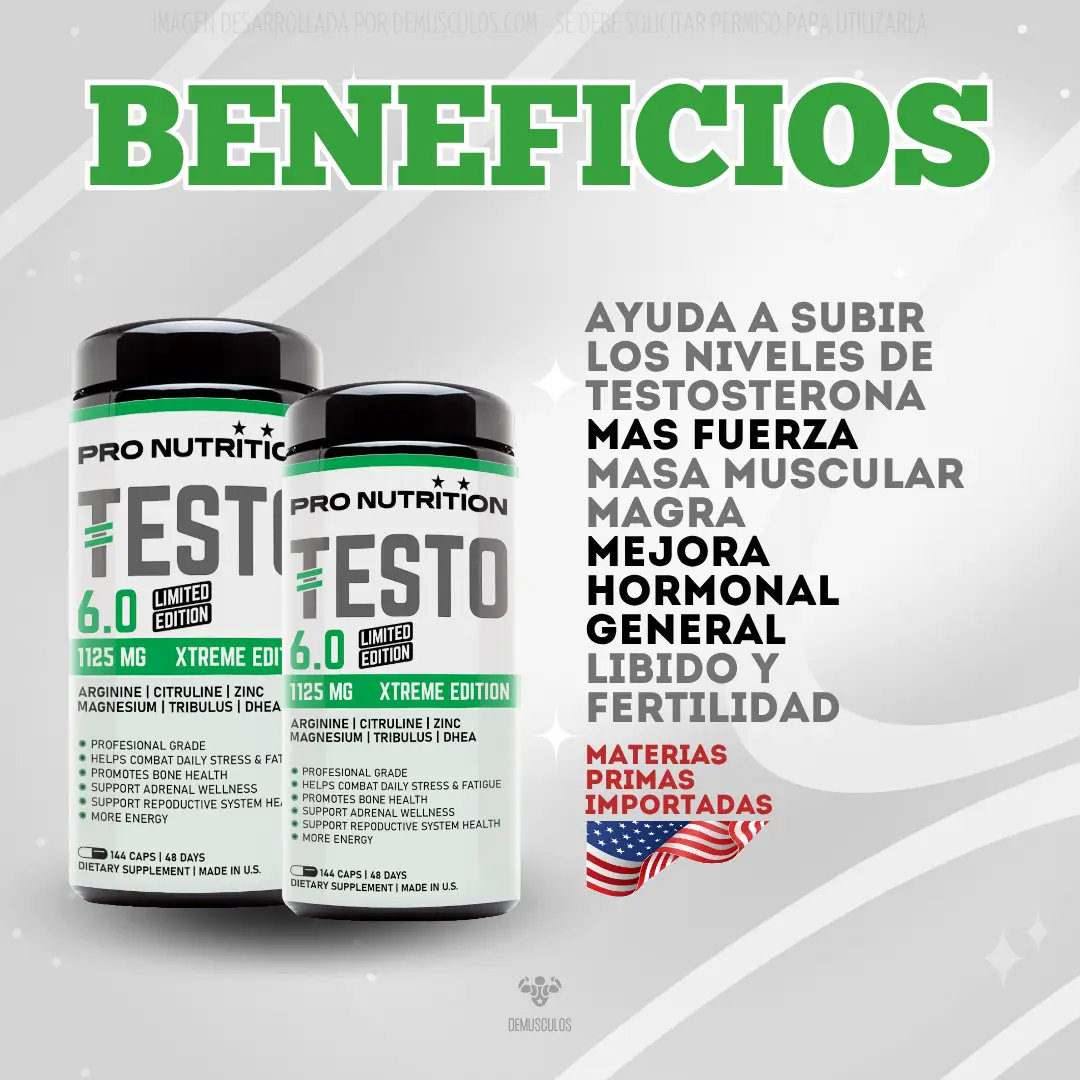 Testo 6.0 de Pro Nutrition