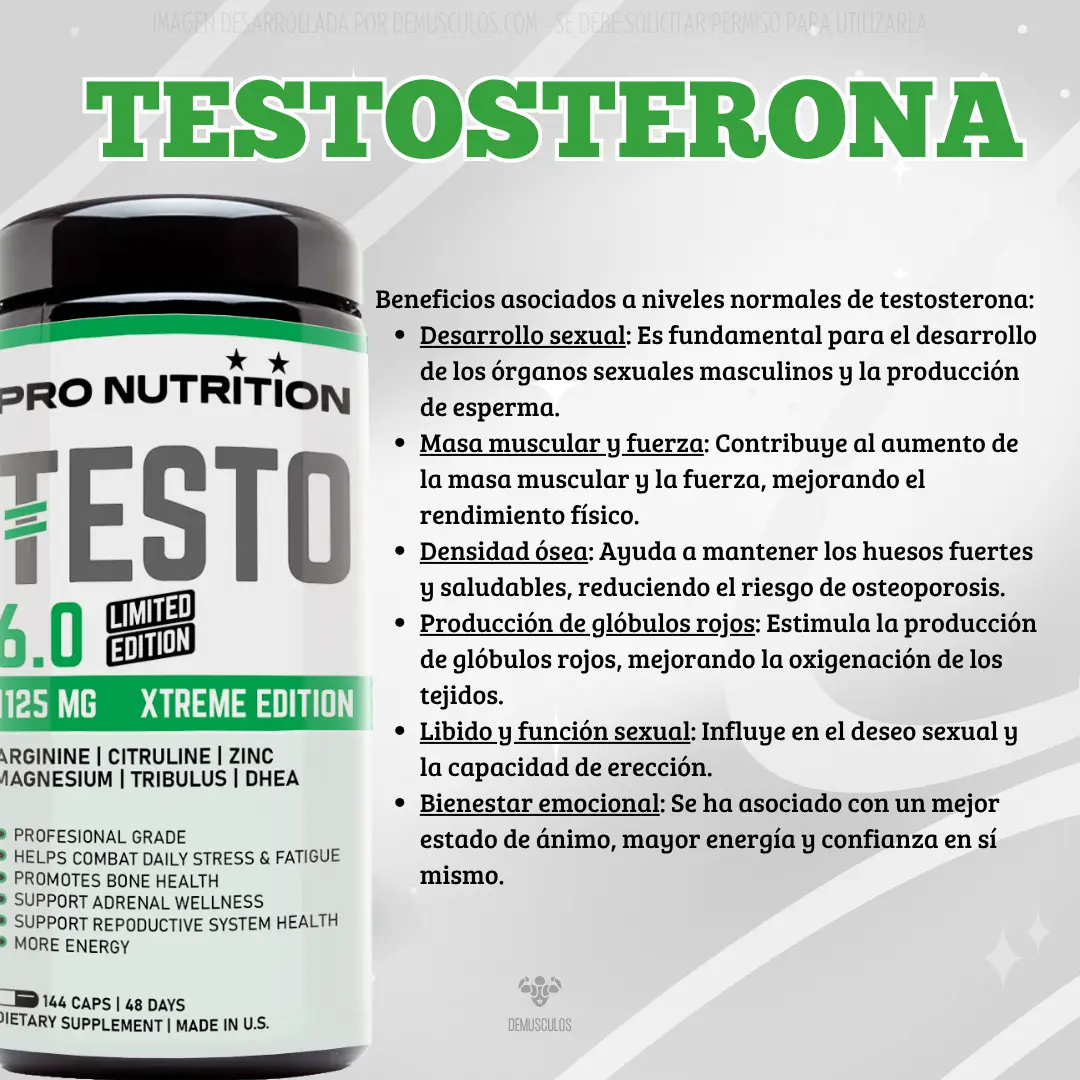 Testo 6.0 de Pro Nutrition
