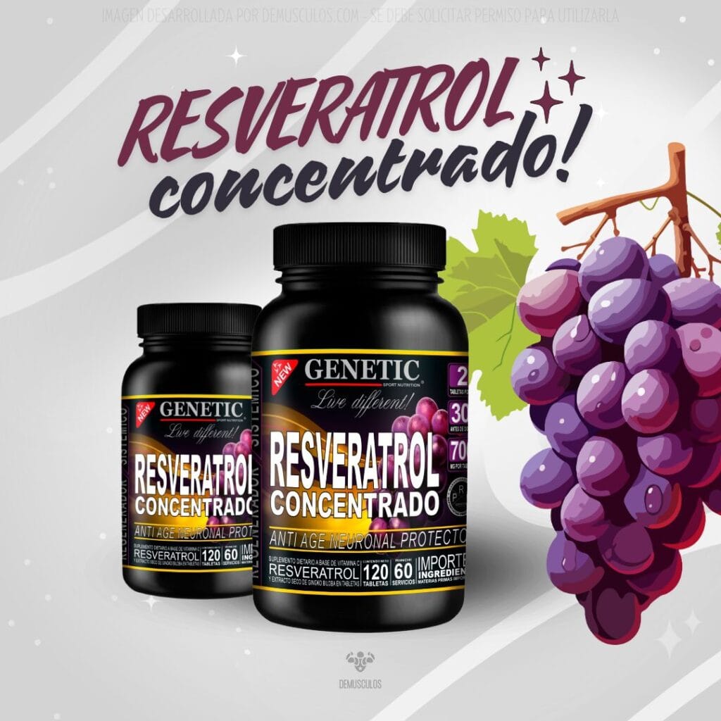 Resveratrol Genetic Sport Nutrition con Vitamina C
