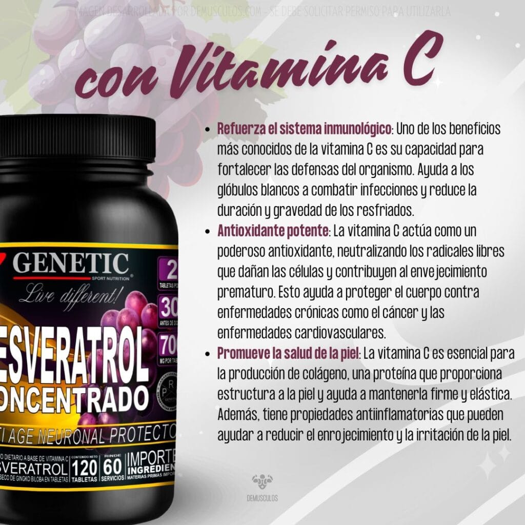 Resveratrol Genetic Sport Anti Age - imagen del producto