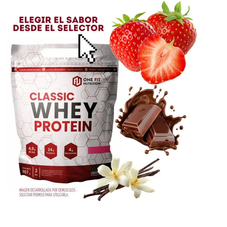Pote de Classic Whey Protein 2 lbs de One Fit