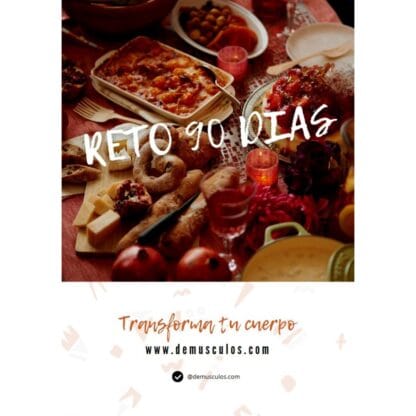 E-Book - Reto x 90 días - 30 kilos menos de grasa y más masa muscular