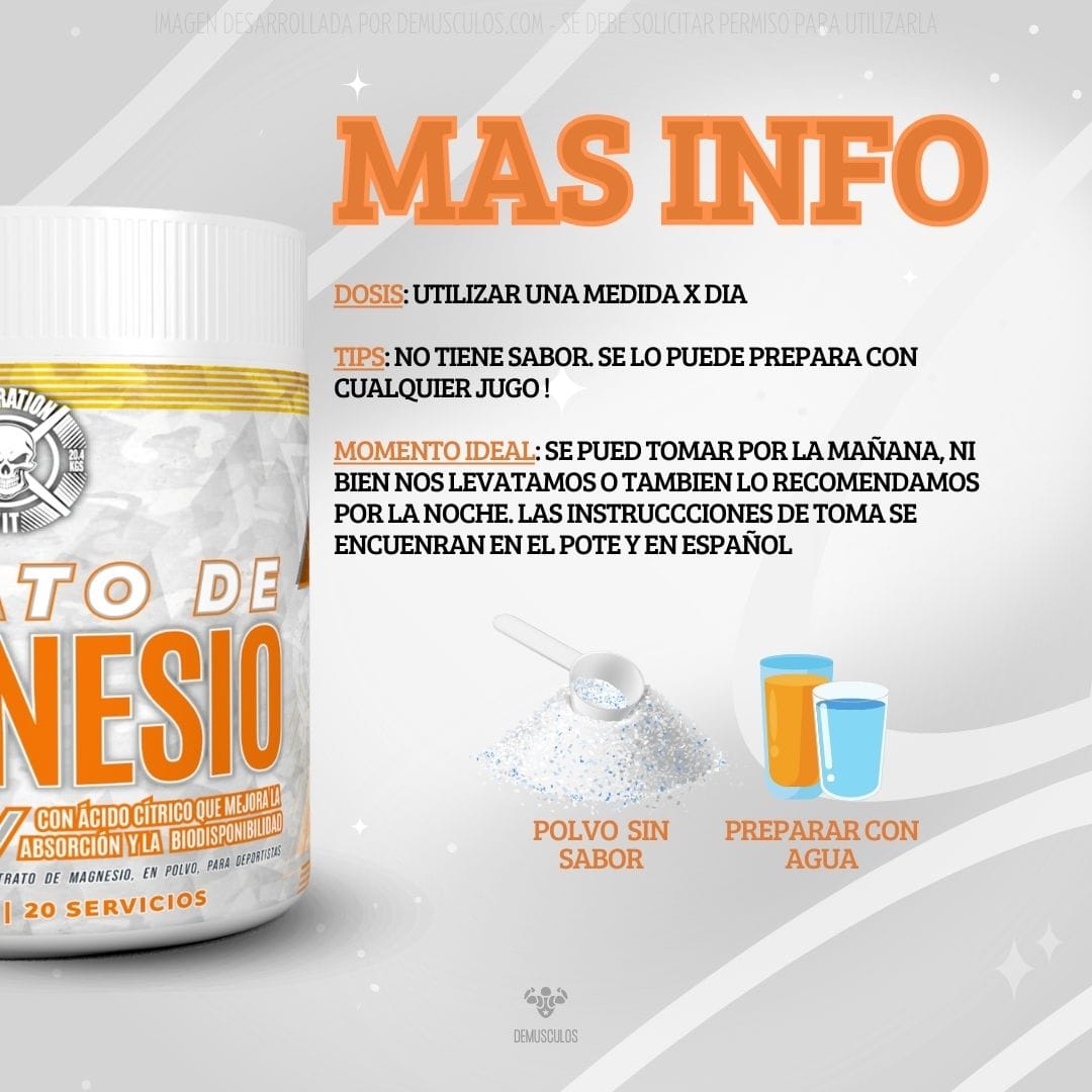 Preparación: Citrato de Magnesio de Generation Fit