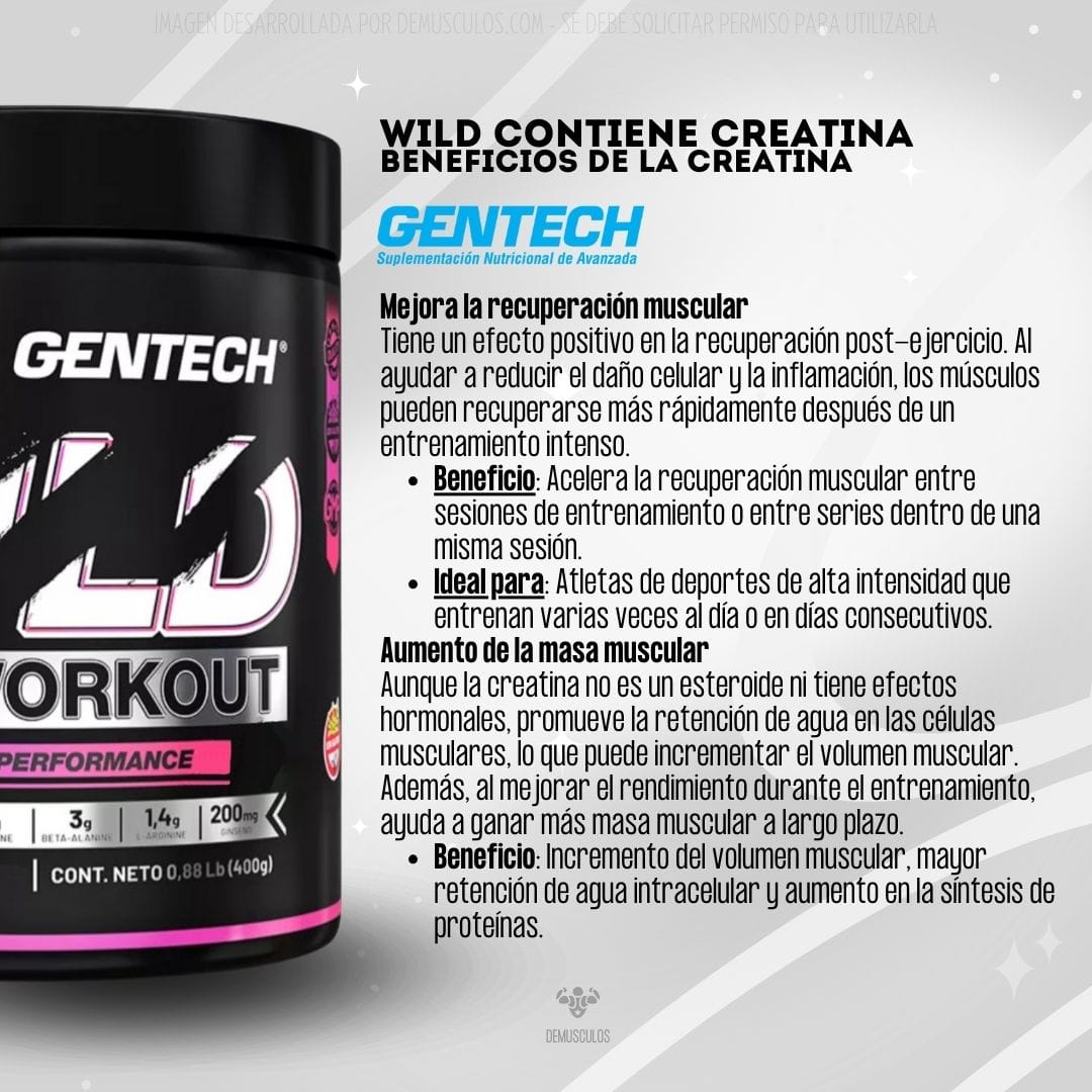 Wild de Gentech x 400 grs