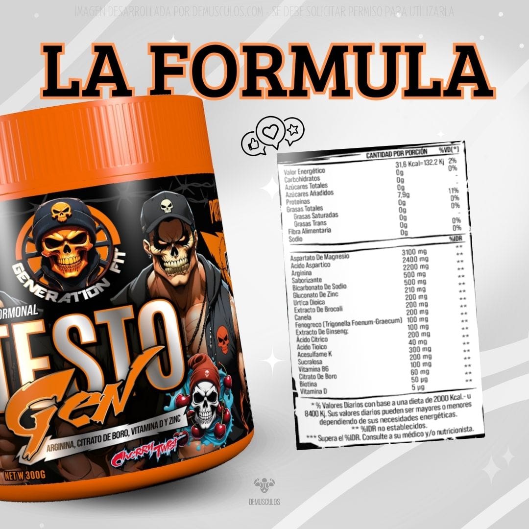 Testo Gen de Generation Fit