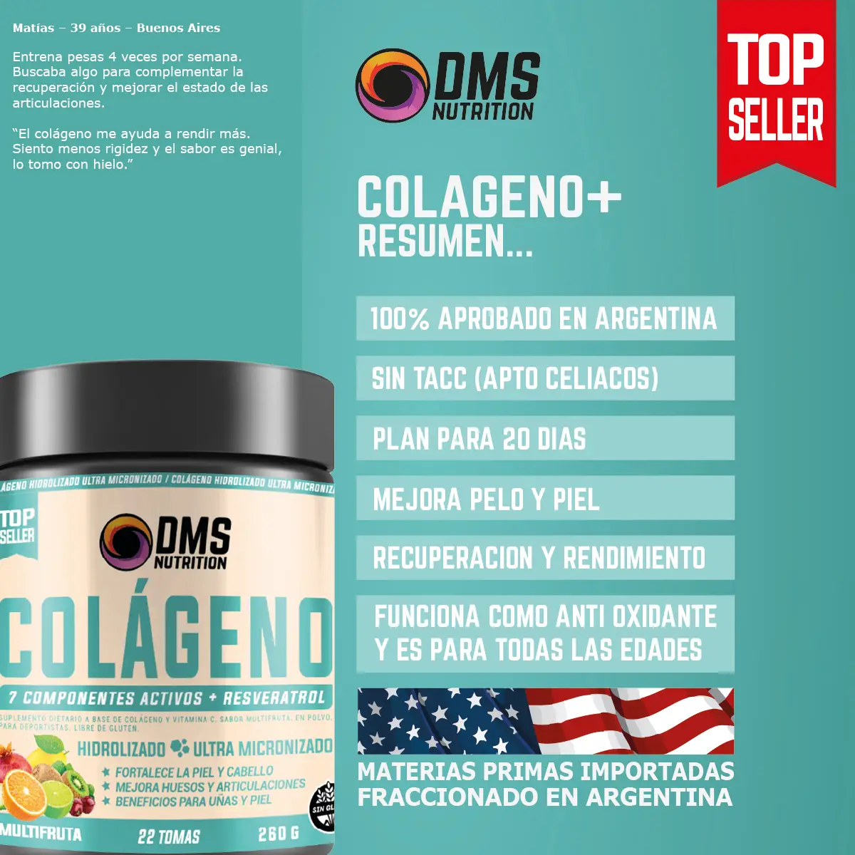 Colágeno DMS Nutrition