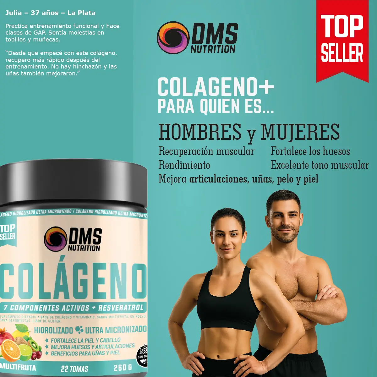 Colágeno DMS Nutrition ¿Para quien es?