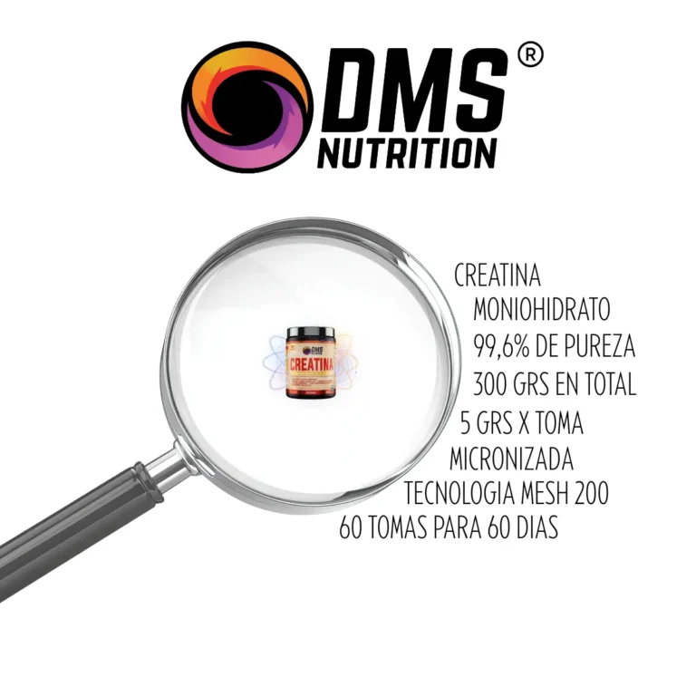 Creatina DMS 300 g para combinar con proteina