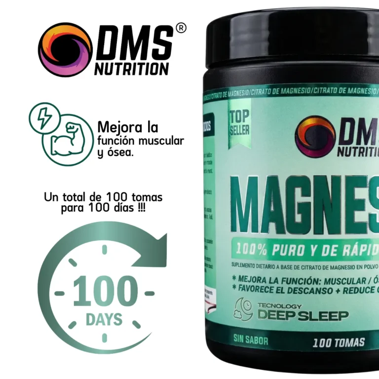 Citrato de Magnesio DMS, detalle del pote