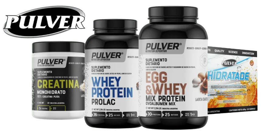 Suplementos deportivos PULVER