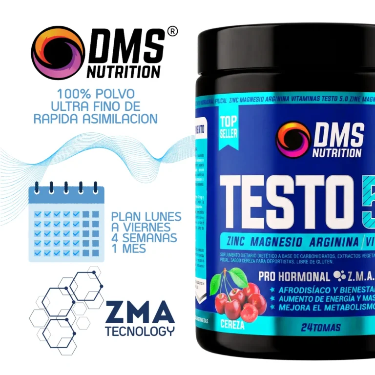 Testo 5.0 de DMS Nutrition x24 tomas