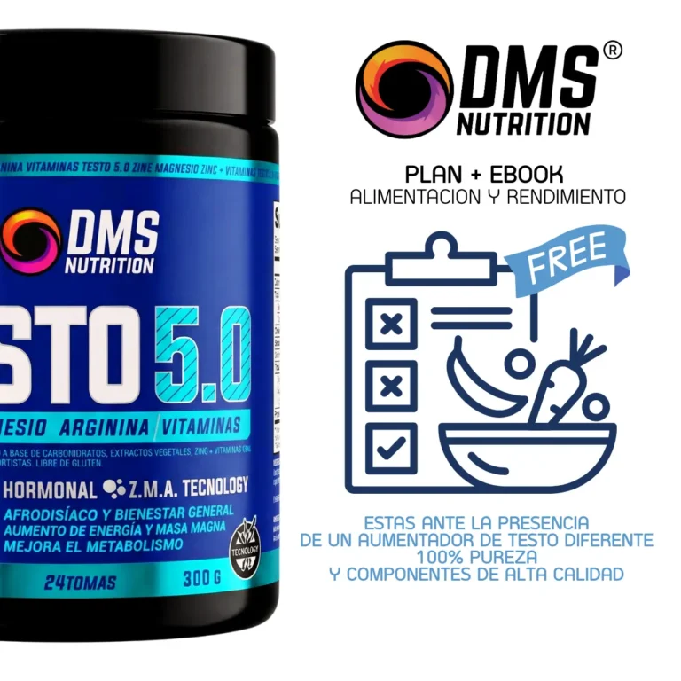 Testo 5.0 de DMS Nutrition con tecnología ZMA