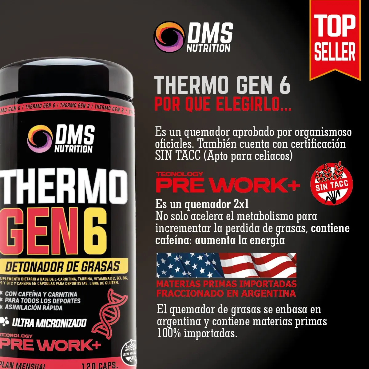 Thermo Gen 6 DMS Nutrition