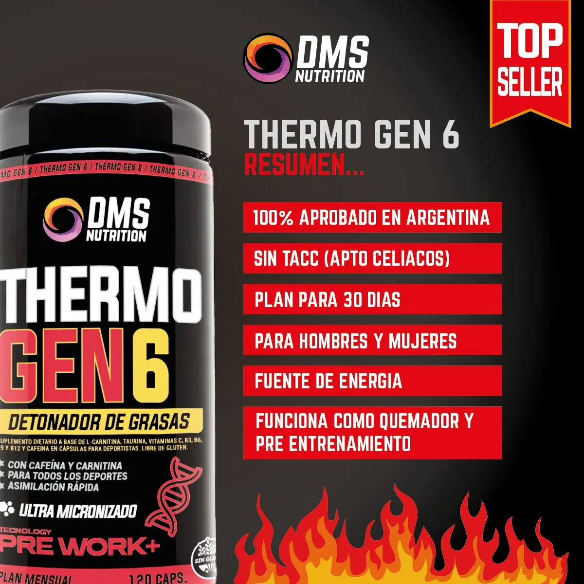 Thermo Gen 6 DMS Nutrition