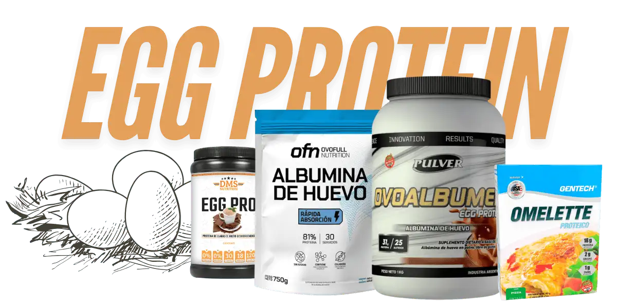 Proteína de claras de huevo