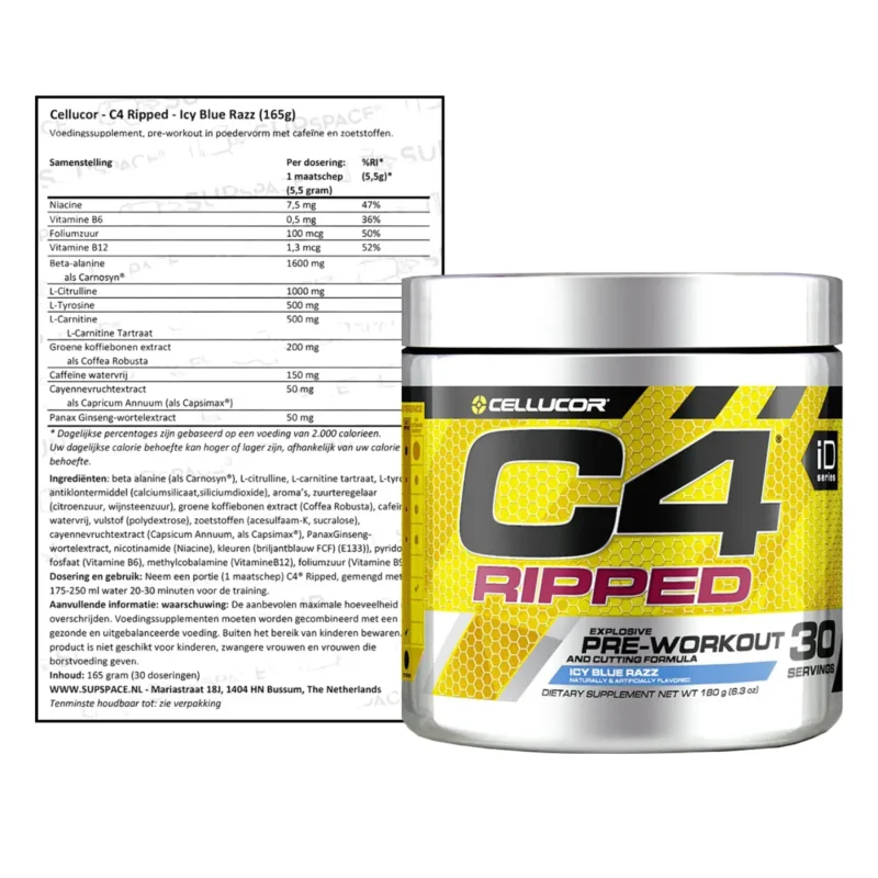 C4 de Cellucor versión RIPPED