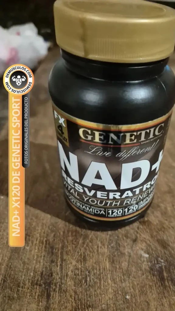Nad+ Resveratrol de Genetic Sport x120 tabletas