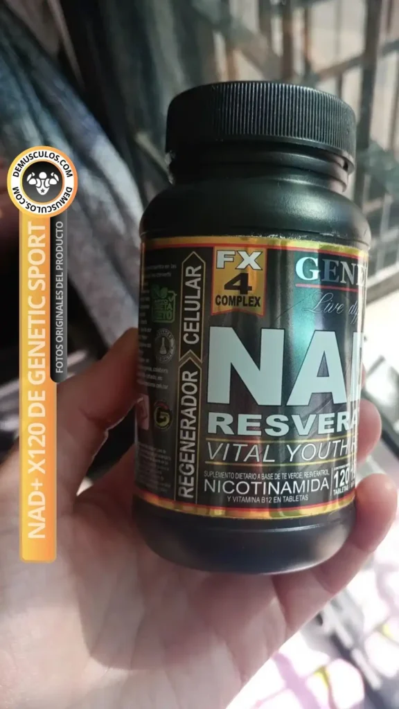 Nad+ Resveratrol de Genetic Sport x120 tabletas