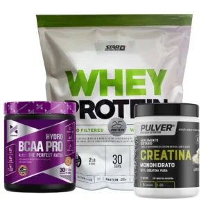 Whey 2 Lbs Star + Creatina Pulver + Bcaa Xtrenght