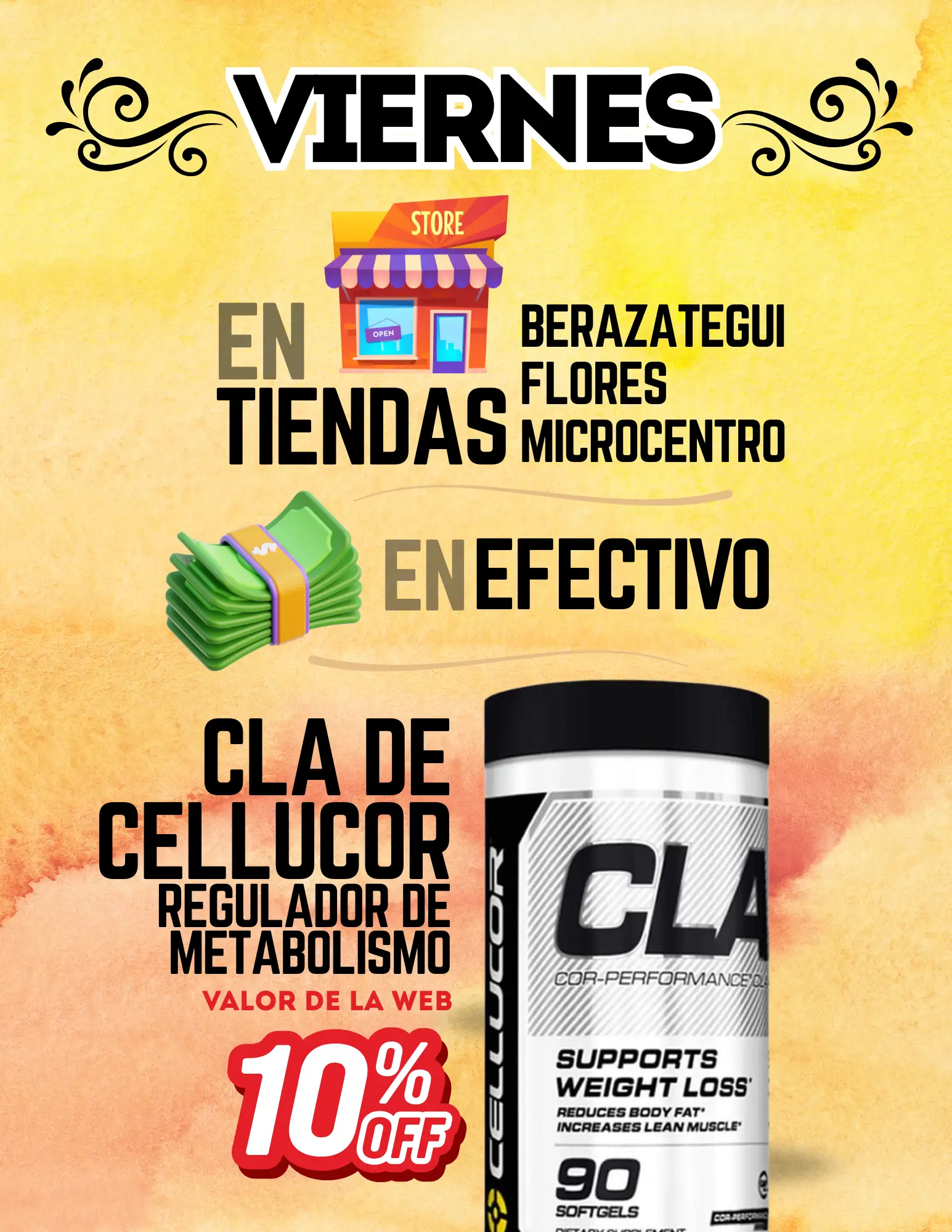 Promoción en Casa Central para CLA Cellucor