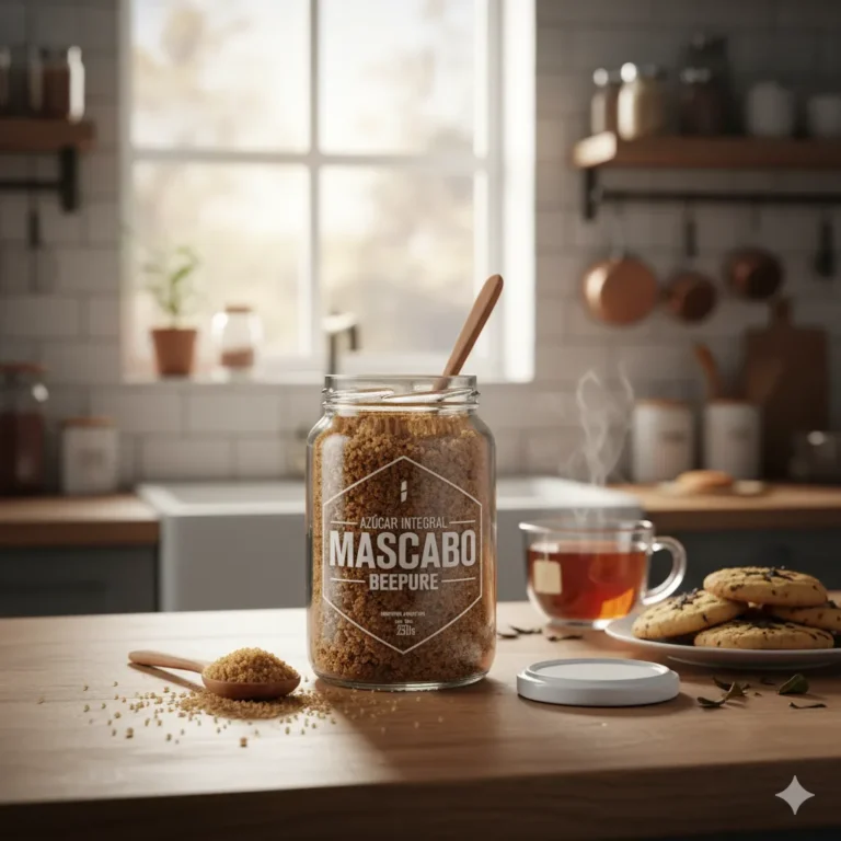 Azúcar Integral Mascabo 250 g de Beepure, detalle del producto