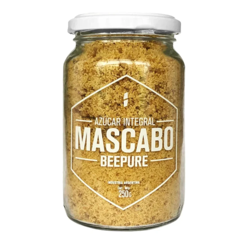 Azúcar Integral Mascabo 250 g de Beepure, envase