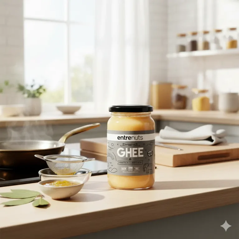 Manteca Clarificada Ghee 300 g de Entrenuts, detalle del producto