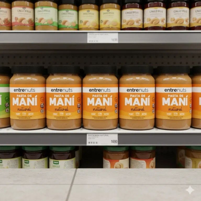 Pasta de Maní Natural 370 g de Entrenuts, detalle del producto