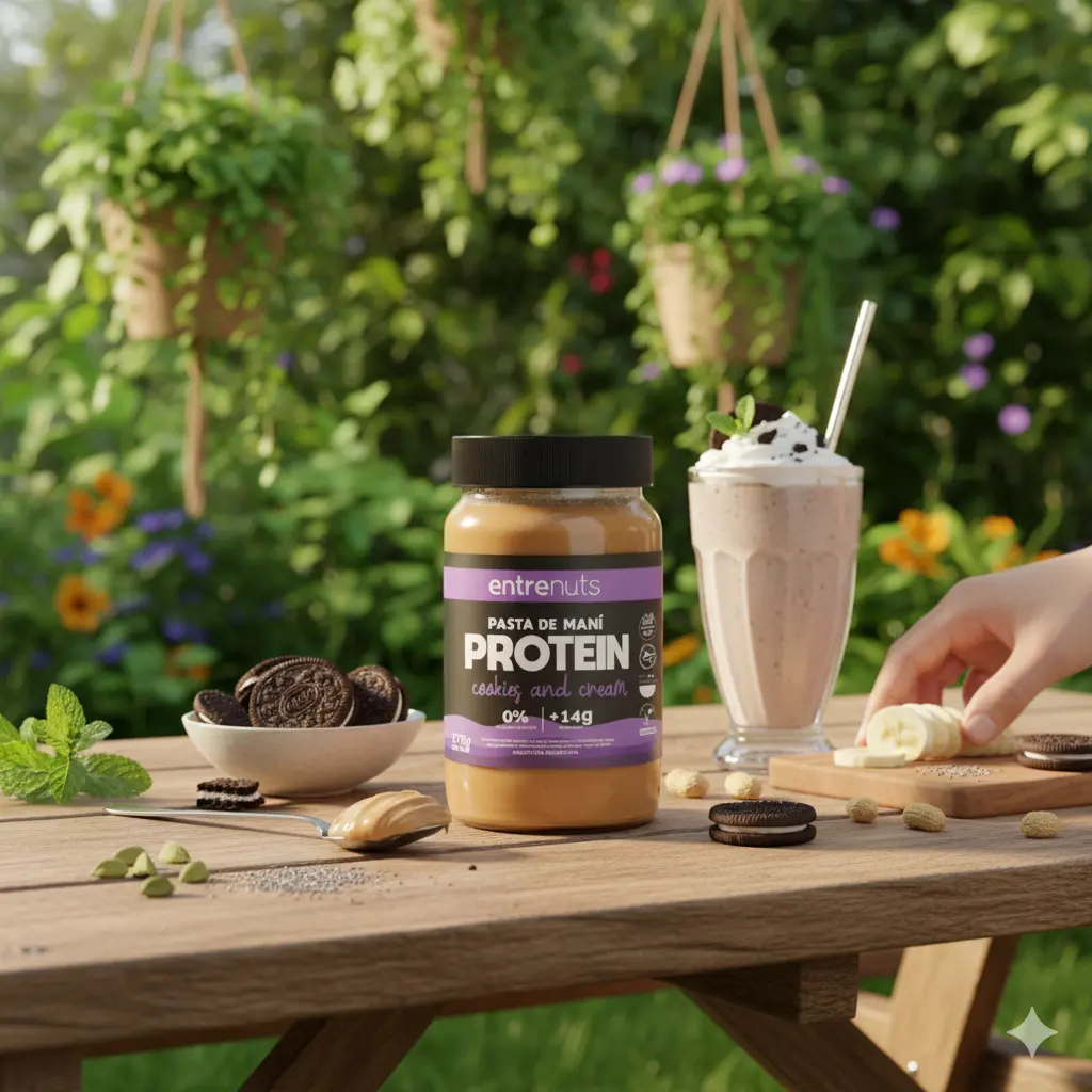 Crema de Maní Entrenuts x370 grs Cookies and Cream