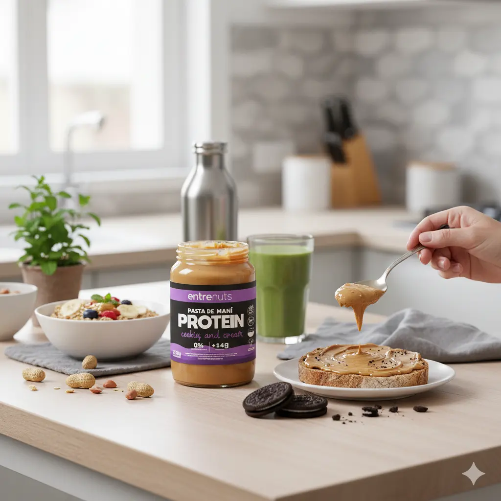 Crema de Maní Entrenuts x370 grs Cookies and Cream