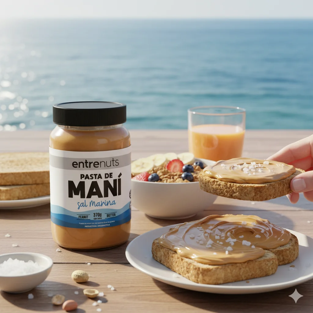 Crema de Maní con Sal Marina 370 grs