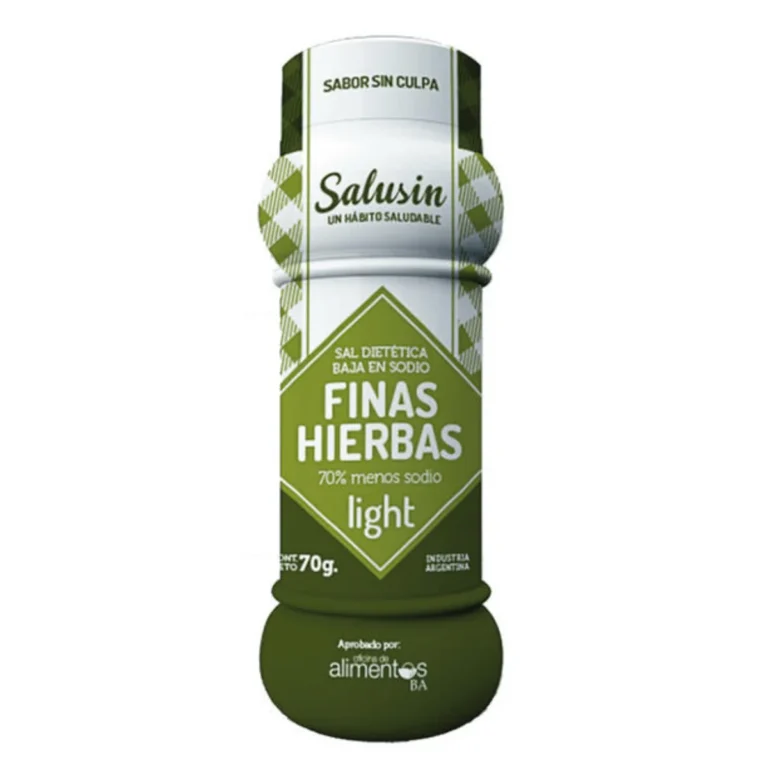 Sal Diet Baja en Sodio Finas Hierbas 70 g de Dicomere, envase
