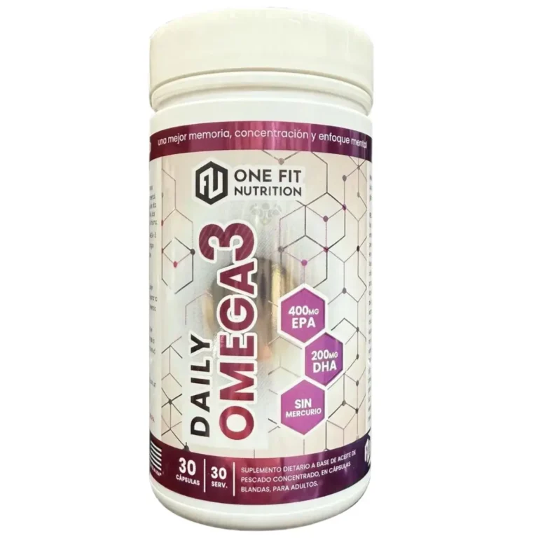 Envase de One Fit Omega 3 de 30 cápsulas