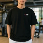 Remera Oversize Negra DMS Nutrition