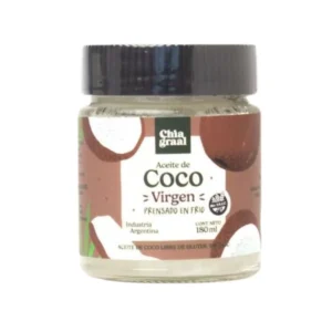 Aceite de Coco Virgen x 180g - Chia Graal